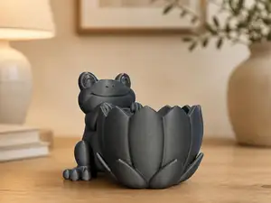 Frog Water Lily Planter