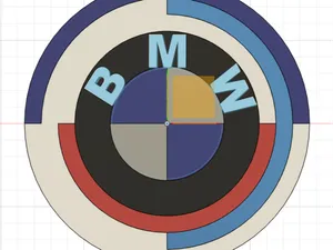 BMW 50th Anniversary Logo Drink Coaster