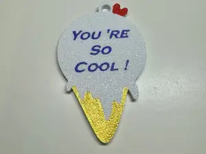 You're So Cool! Valentines Day Gift Keychain