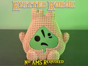 Cute Knitted Korok from Legend of Zelda