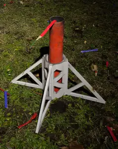 Firework Mortar Rocket Stand (Magnetic) 90mm