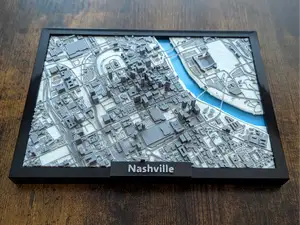 Nashville Tennessee 3D Miniature
