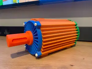 Realistic Industrial Electric Motor Model