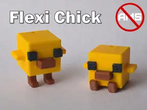 Minecraft Baby Chicken Keychain