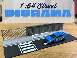 1:64 Desktop Diorama - Straight Street 