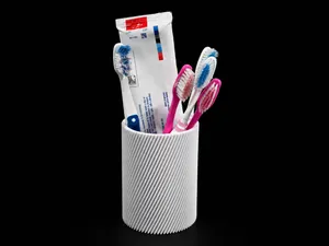 Toothbrush & Bathroom Organizer Cup