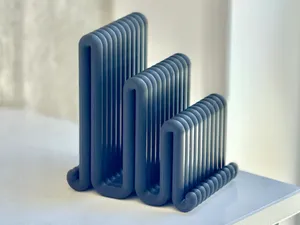 Modern Double Vertical Laptop iPad eReader Stand