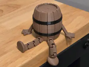 Wooden Barrel Buddy