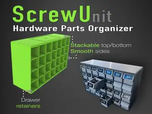 Screw Unit Hardware Organizer Storage