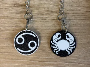 Portachiavi segno zodiacale cancro 