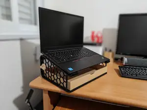 14/15.6 Laptop Stand with Tray and Cable Holder