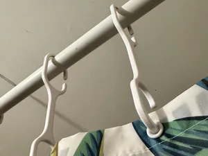 Shower curtain extended hook