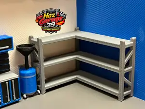 Scaffale ad angolo 1:64