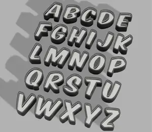 LED Letters Outside