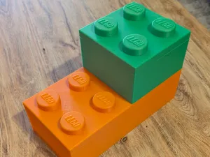 LEGOs stackable modular brick storage containers