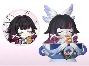 少女哥伦比娅  按压键帽 解压玩具