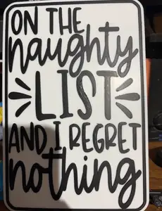 on the naughty list