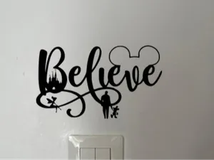 Wall decor Disney Believe