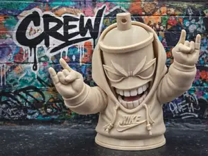 Graffiti Spray Can Figurine