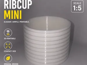 RibCup – Minimalist Ribbed Container