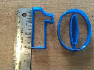 Numbers 0-9 for cake makers . 3inch's tall