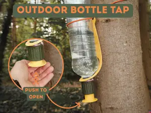 Outdoor water tap for bottle