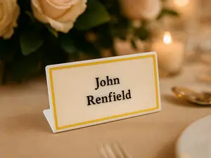 Elegant Wedding Place Card – Stable and Memorable