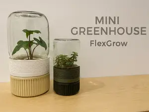 Mini Glashaus Gewächshaus Ikea (Einmachglas)