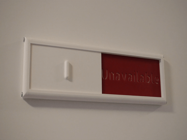 Available/ Busy Office Status Sign