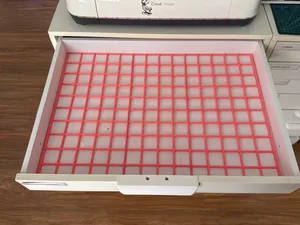Gridfinity Grid for Lg Ikea Alex Drawer 60X42cm