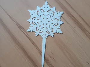 Blumenstecker „Schneeflocke“