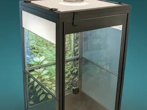 DIY Terrarium 235x220x430mm mit HueForge Rückwand