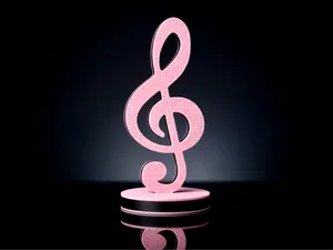 Elegant Treble Clef - Quick No-AMS Print
