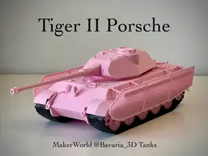 Tiger II Porsche Turret with Mesh Side Skirts 1/35
