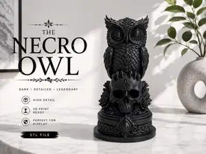 Necro Owl – Skull Relic Edition