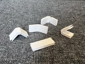Custom Sheet Connector Clip: Hinged + Fixed Angles