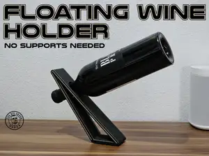 FLOATING DESIGN WINE HOLDER
