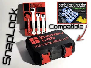 SnapLock "K2" Tool Box Kit Bambulab accessories