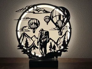 Led Ring Lamp with replacement panels
