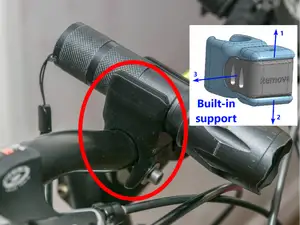 Flashlight Holder For Bike (TPU)