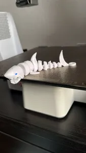 Articulated Baby Shark Felxi Keychain