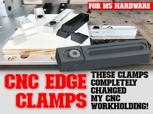 CNC Adjustable Workholding Edge Clamps M5 Hardware