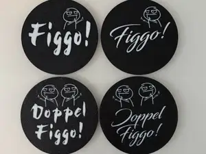 Untersetzer Bierdeckel Figgo! Fun 10cm
