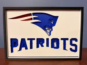 New England Patriots Shadowbox