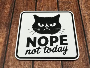 Nope Not Today Drinks Coaster