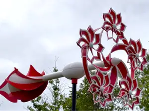 Cyclone Blossom Kinetic Sculpture