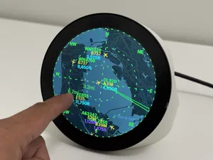 FlightScnrPi - large ADS-B traffic sweeping radar