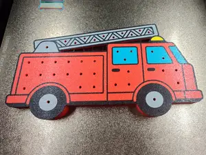 fire truck peg beads