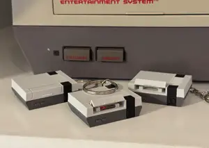 NES MicroSD Holder Keychain