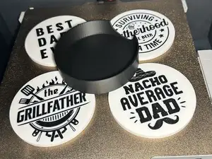 Father's Day Coaster Set